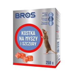 Bros TRUTKA kostka na MYSZY i SZCZURY 250g.